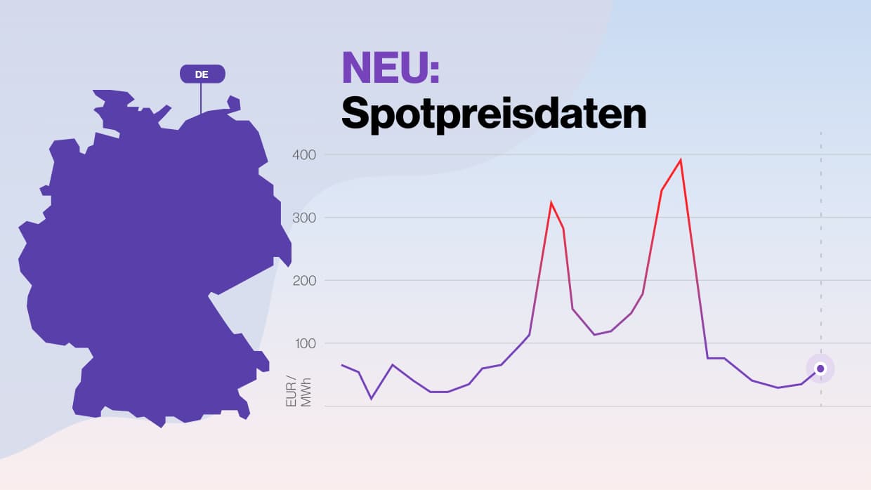 Neu: Spotpreisdaten