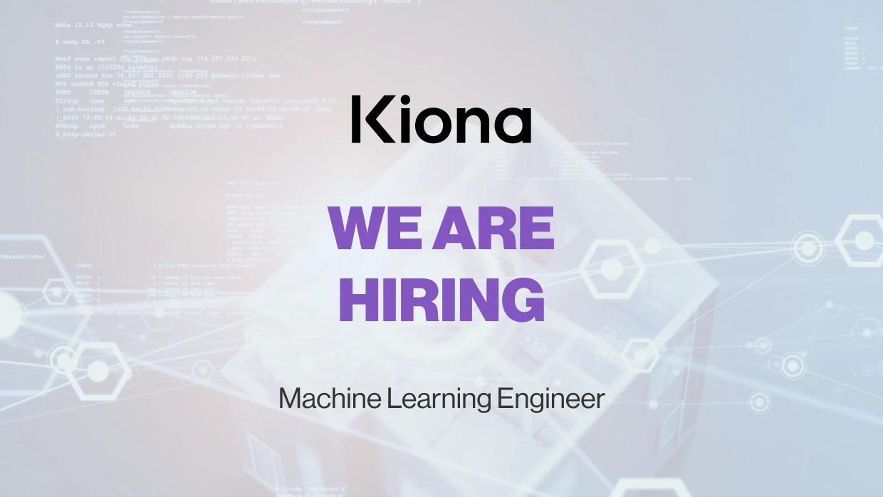 We are hiring! Machine Learning Engineer