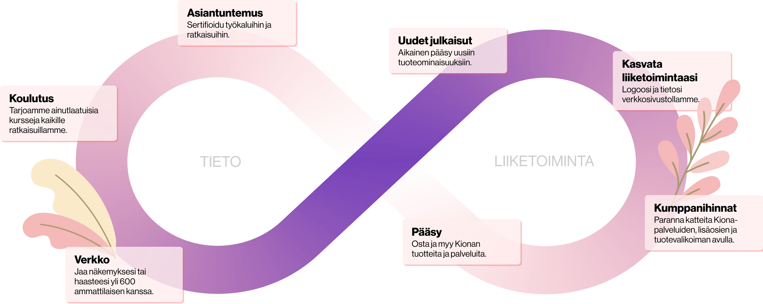 Kumppanuusohjelman äärettömien etujen silmukka.